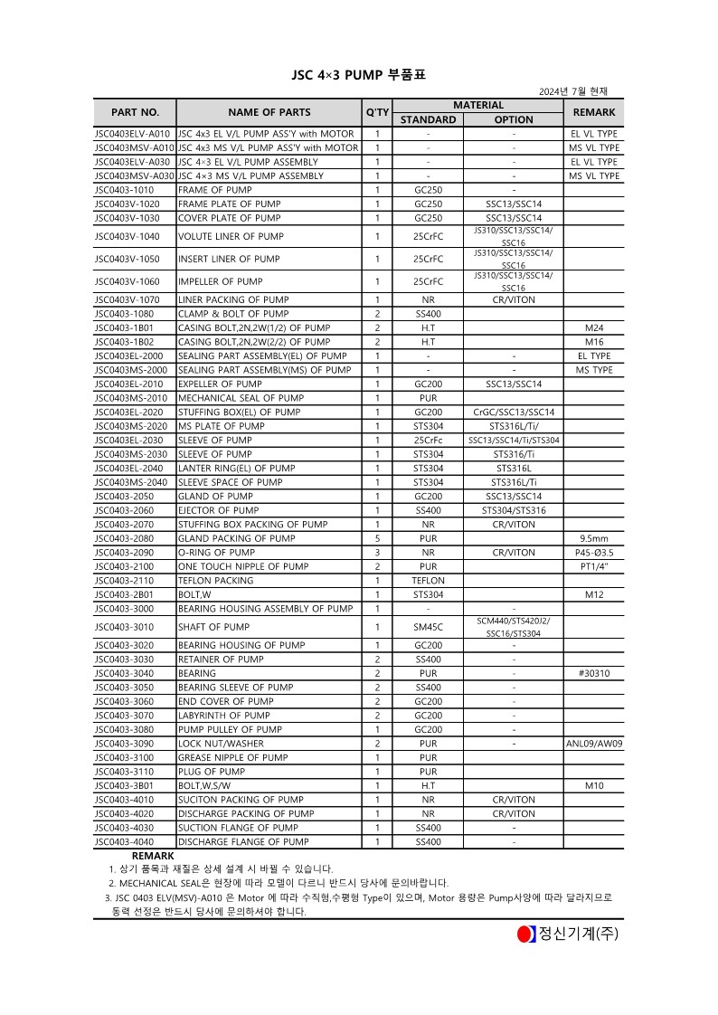 JSC EL V/L-SEMI ASSY